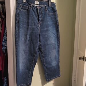 Classic Blue Ankle Jeans for Women